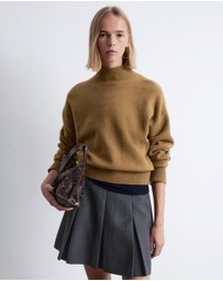 & Other Stories - Pleated Wool Mini Skirt