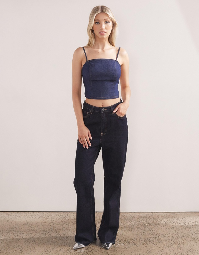 Dazie - My Summer Romance Denim Crop