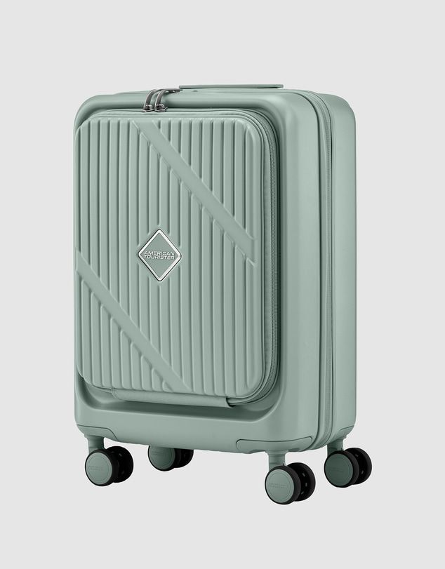 American Tourister - Velox Carry-On Small Suitcase 54cm Expandable Book-Opening