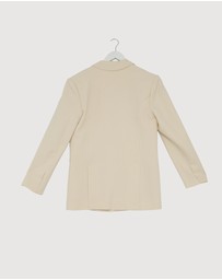 Revibe - Repaired Shona Joy Irena Oversized Tailored Blazer - AU 8
