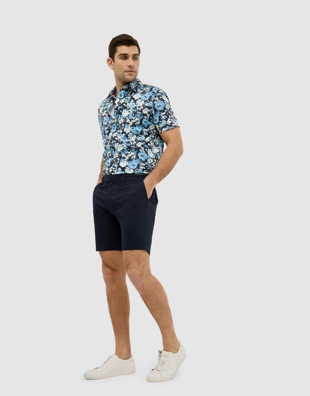 Politix - Slim Stretch Cotton Stretch Chino Short