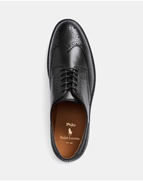 Polo Ralph Lauren - Asher Leather Wingtip Shoes - Men's