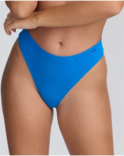 STEP ONE - Women's SmoothFit Thong - Blue Lagoon