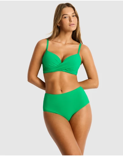 Sea Level Australia - Essentials Edit Cross Front Moulded Underwire Bra