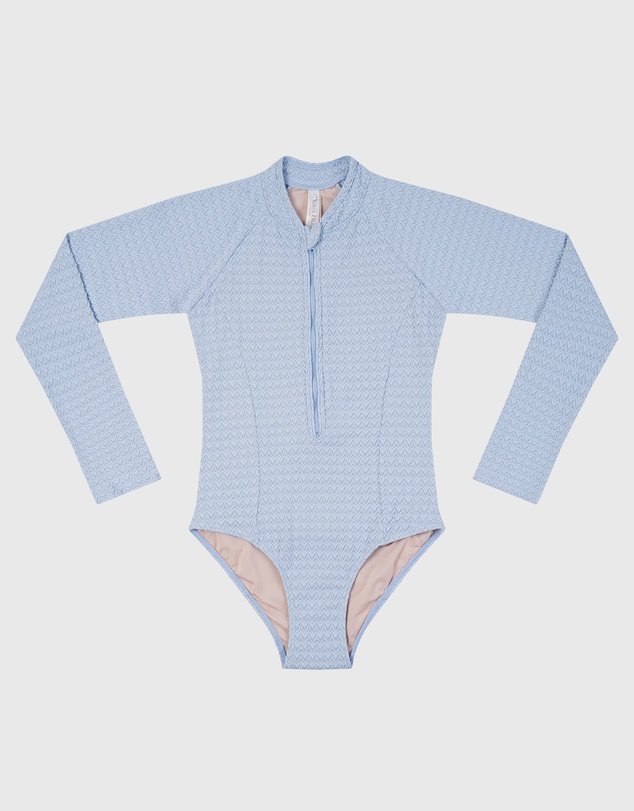 Aqua Blu Kids - Stepping Stones Long Sleeve One Piece - Teens