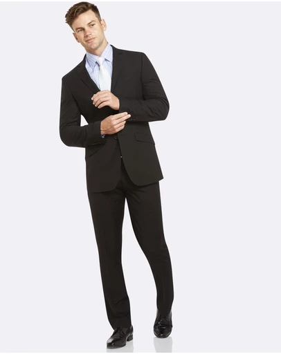 Kelly Country - Livorno Essential Slim Fit Black Suit