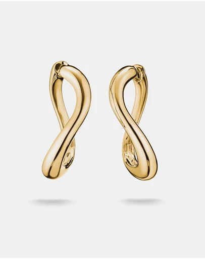 THOMAS SABO - THOMAS SABO Hoop earrings wave-shaped