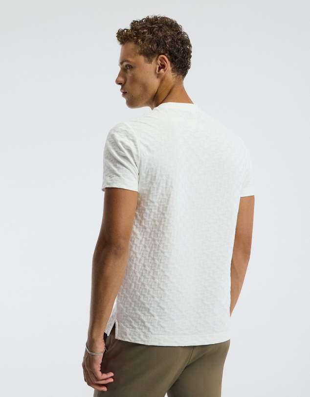 Calibre - Monogram Jacquard T-shirt White