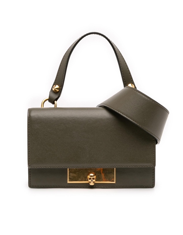 Pre-Loved by Azura Reborn - Pre-Loved Mini Leather Skull Lock Top Handle Bag