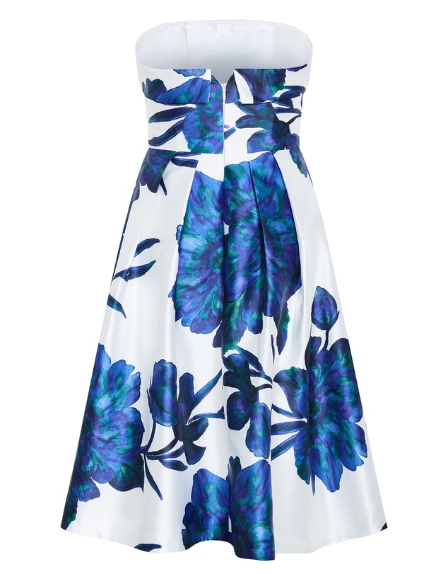 City Chic - Tiffany Bloom Strapless Midi Dress