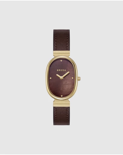 Breda - Jane 1764b Leather Band Watch, 23mm