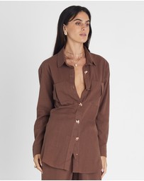 Heaven Australia - Garnet Boyfriend Shirt