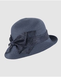 Max Alexander - Summer Navy Cloche Hat