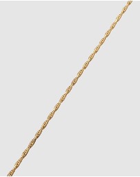 Elli Jewelry - Necklace Y-Chain 925 Sterling Silver Gold-Plated