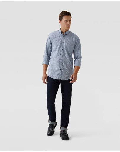 Oxford - Uxbridge Micro Houndstooth Shirt