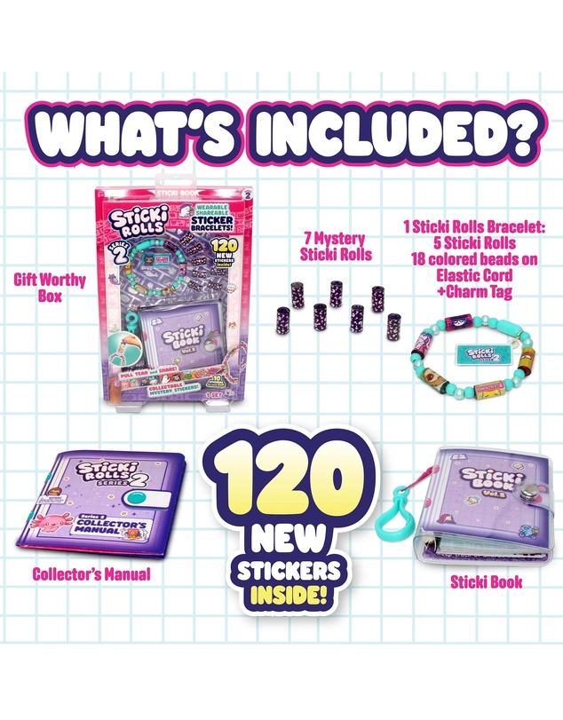 Sticki Rolls - Sticki Book Pack s2