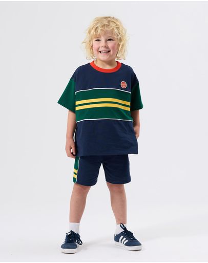 Navy & Green