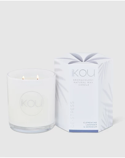 IKOU - Eco-Luxury Candle Glass De-Stress