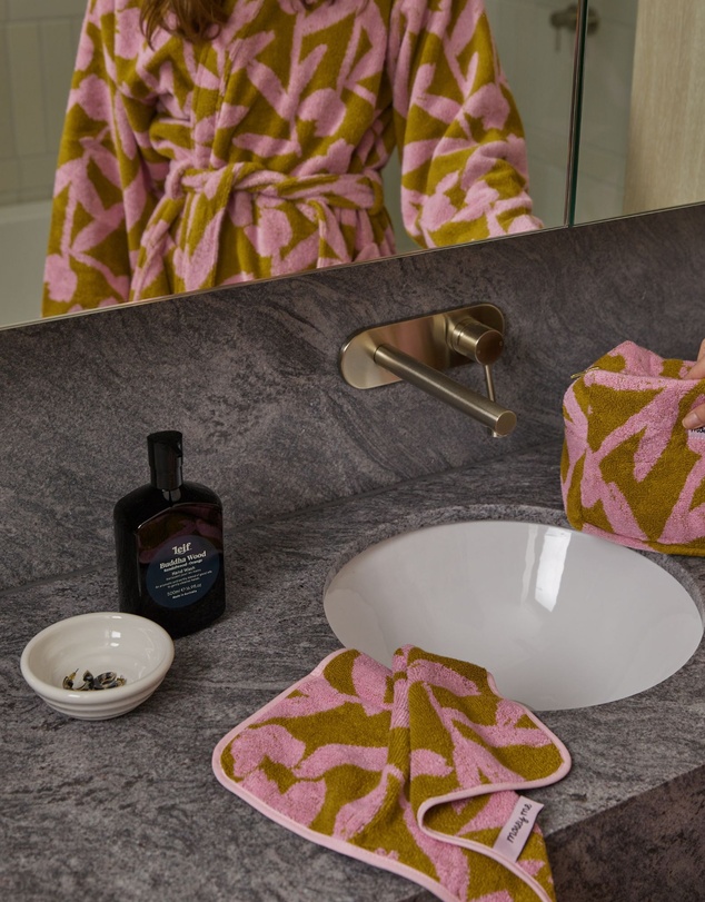 Mosey Me - Abstract Terry Robe