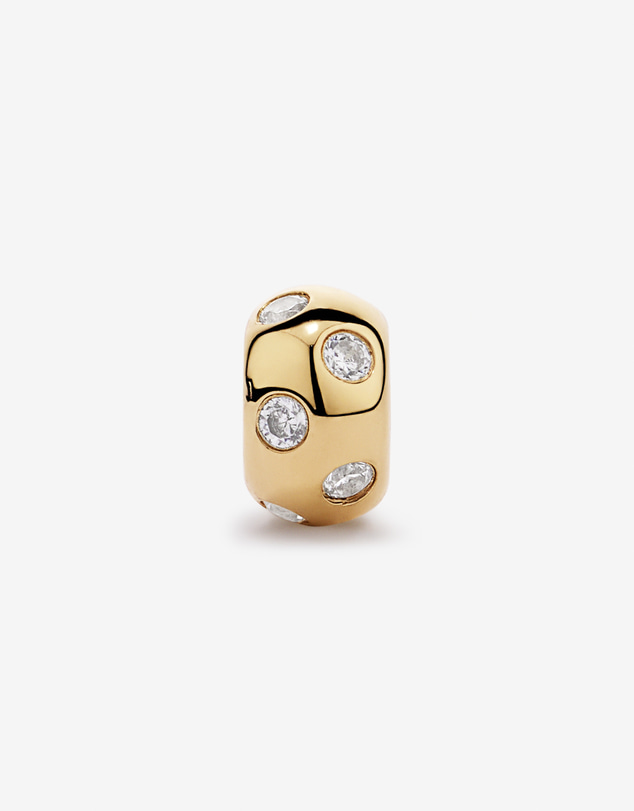 Michael Hill - Pendant Spacer with Cubic Zirconia in 18kt Gold Vermeil