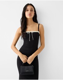 Bershka - Saffiano Crossbody Bag