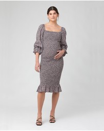 Ripe Maternity - Willow Shirred Dress