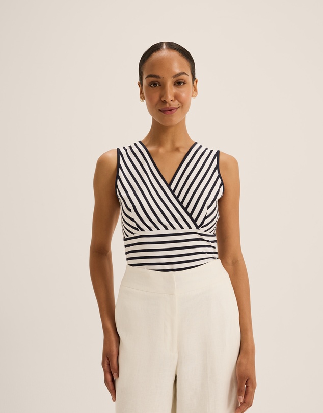Review - Leila Jersey Stripe Tank Top