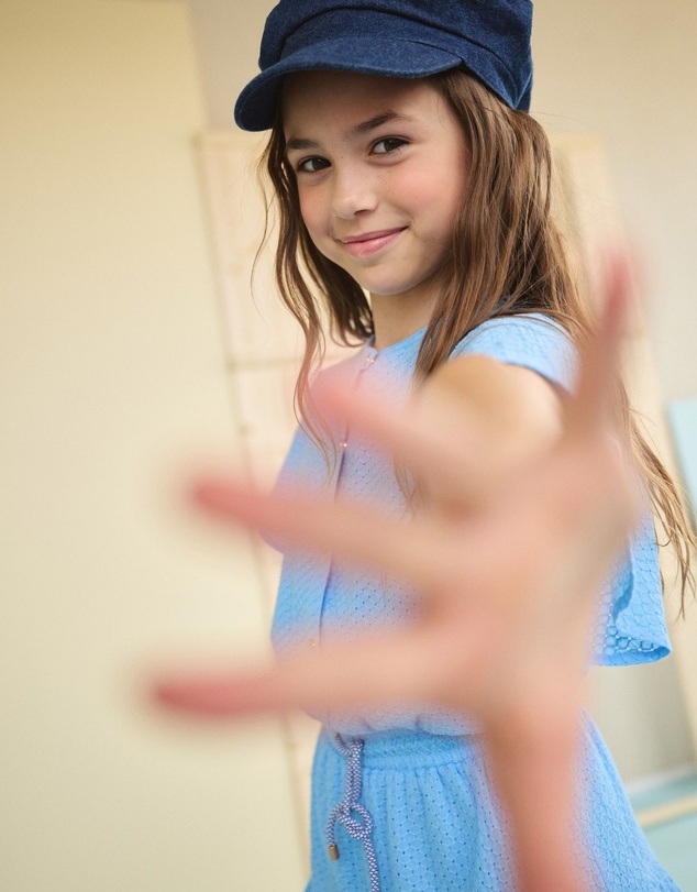 NONO - Siggy Fully Embroidered Dress - Kids-Teens