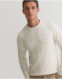 Oxford - Bruno Wool Cable Knit