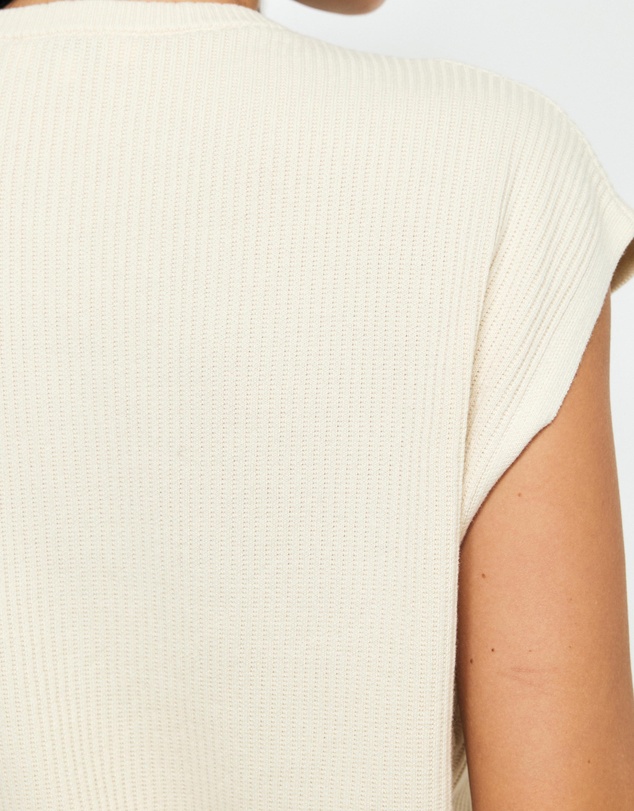 AERE - April Organic Cotton Knit Vest