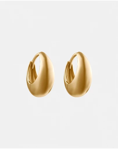 Kirstin Ash - Indigo Hoops Small