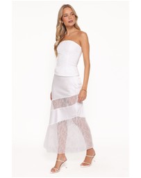 Petal & Pup - Winona Lace Maxi Skirt - White