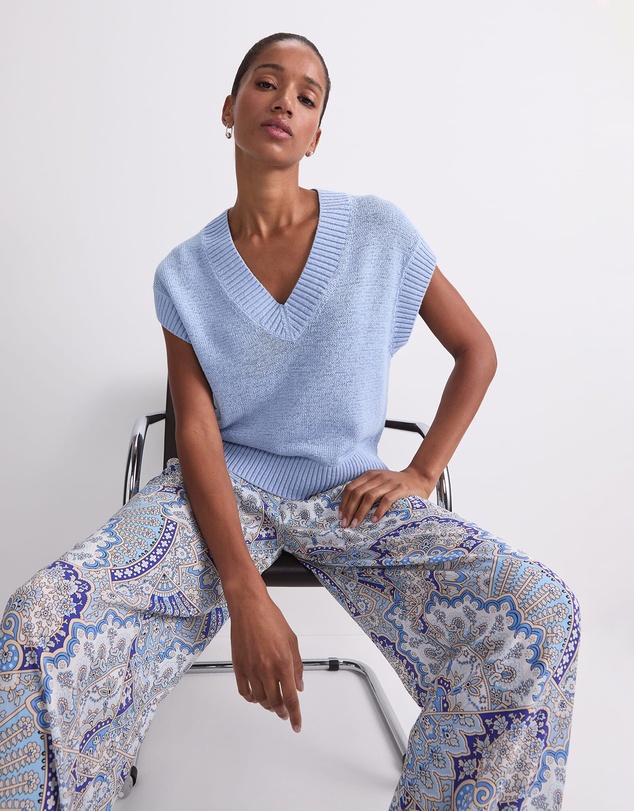 Sportscraft - Josie Tape Yarn V Neck Tank