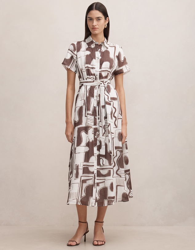 Forever New - Joy Short Sleeves Midi Dress