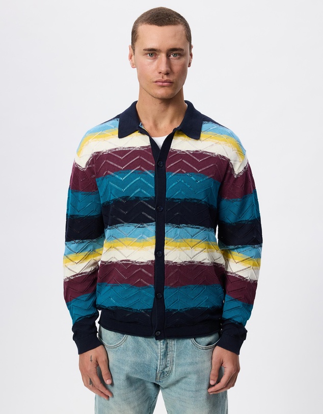 Scotch & Soda - Open Structure Knitted Cardigan