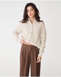 Forcast - Petra Rib Knit Cardigan