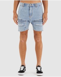 Nena & Pasadena - Viper Denim Shorts