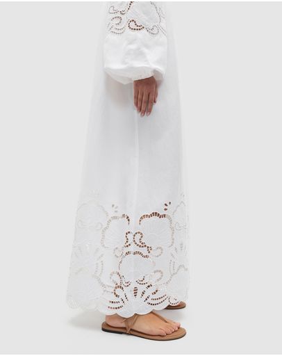 Cutwork Woven Maxi Dress by Seed Heritage Online | THE ICONIC | Australia