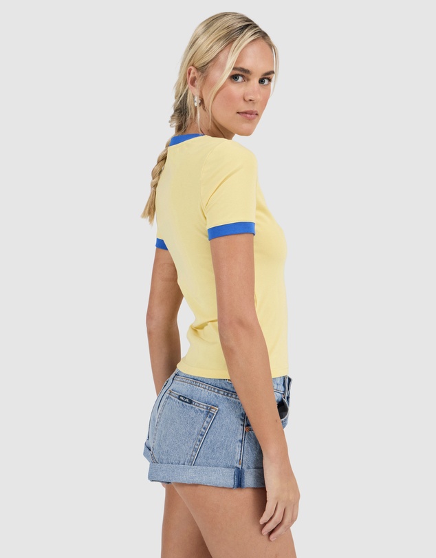 Rolla's - Script Ringer Tee
