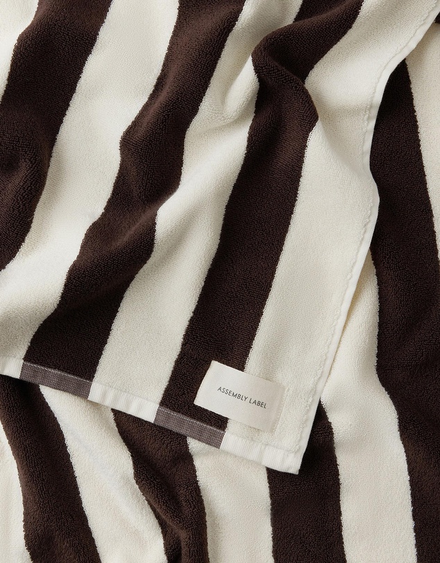 Assembly Label - Signature Stripe Beach Towel