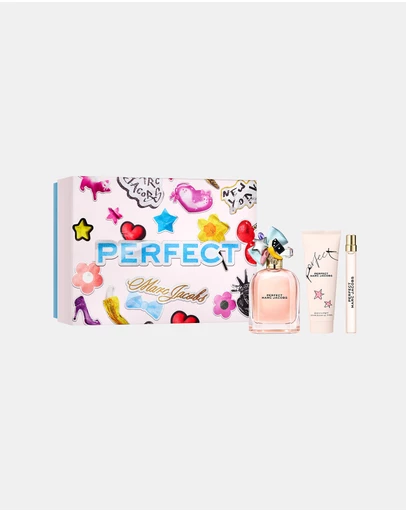 Marc Jacobs - Perfect Eau De Parfum For Women Body Lotion Trio Gift Set