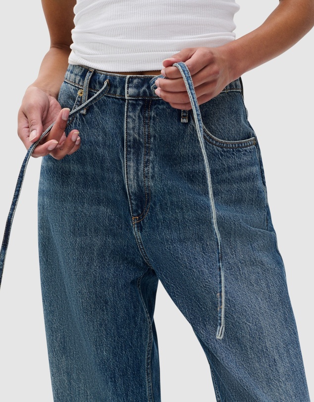 rag & bone - Phoebe Drawstring Wide Jeans