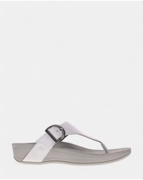 Mia Vita - Faith Toe Post Sandal - White