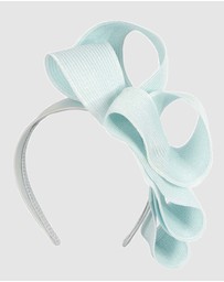 Max Alexander - Large Loops Blue Racing Fascinator