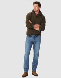 R.M.Williams - Linton Lambswool 1/4 Zip Knit