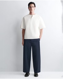 COS - Oversized Cotton-Jersey Henley