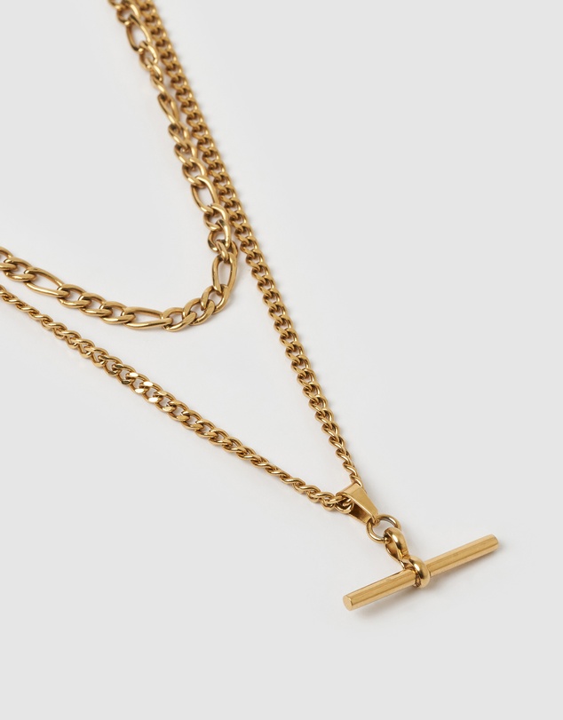 Arms Of Eve - Marcella Double Stack Gold Necklace