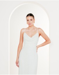 Pilgrim - Lalor Cowl Neck Beaded Gown