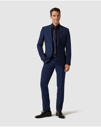 Politix - Slim Fit Long Sleeve Textured Dress Shirt