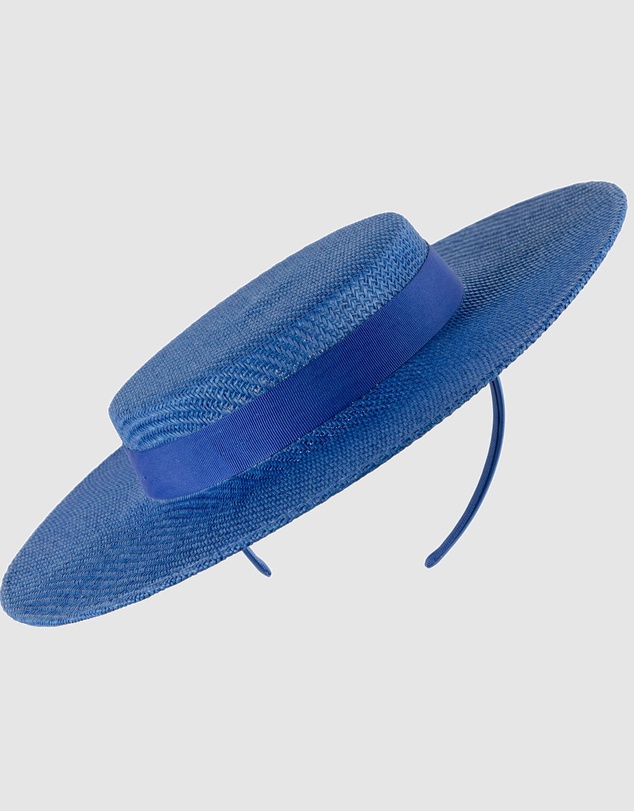 Max Alexander - Royal Blue Boater Hat